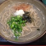 上田そば店 - かまわりセットの釜揚げ