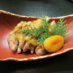 貴馳走坊 あ・うん - 若鶏の柚子胡椒田楽焼き