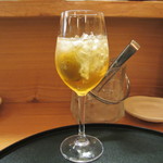 貴馳走坊 あ・うん - 2年半以上寝かした梅酒ロック