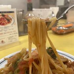 関谷スパゲティ - 平打ち麺
