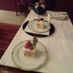 レ セゾン - ケーキカットしました。