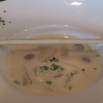 レストラン　コンフェッティ - カブと白菜のクリームスープ