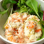 smoked salmon potato salad