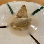 料理屋 みや﨑 - シナモンアイス・りんごのスープとジュレ