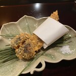 料理屋 みや﨑 - 松茸の揚げ物