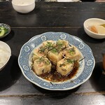 赤いピアノ - 揚げ出し豆腐定食