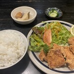赤いピアノ - 唐揚げ定食