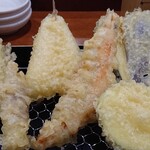 Tempura Meshi Fukumatsu - 天ぷらアップ