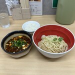 ヌードルキッチン ヤキュウ - 麻婆つけ麺(半ライス付)