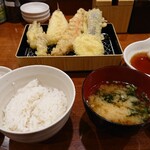 Tempura Meshi Fukumatsu - 天ぷらめしみょうが追加1270円税込