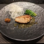 Teppanyaki Hanagoyomi - お肉をお魚に変更。のどぐろ  ◯