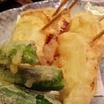 一京 - 酵素玉ねぎ様の天ぷらは甘味が強く大好きな一品♪