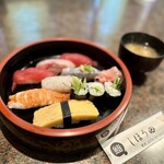 しほう田 - にぎり鮨ランチ … ¥1,300円（税込）