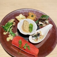 鮨 そら - 揚げ物冷たかった。居酒屋のコース料理かと思った。