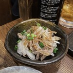 けむり - 砂肝の花椒ポン酢