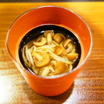 銀座おかもと - なめこそば