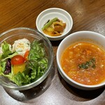 steakdining鷹 - サラダとスープ