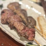 炭火焼き居酒屋 芯 - レバーが大きくて美味しかった