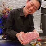 Teppanyaki Hana - 特選黒毛和牛雌牛A5ランクサーロインステーキ