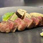 Teppanyaki Hana - 焼有機野菜と特選黒毛和牛雌牛A5ランクサーロインステーキ