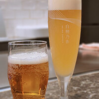 鉄板焼 花 - 乾杯♪