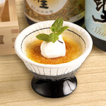 Sake lees brûlée