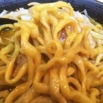 Jankuya Tetsu - 麺アップ☆
                        
                        麺は太麺！二郎特有の麺は、ガッツリ絡みまくり！
                        食べ応え十分！
