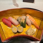 横浜なだ万 - 寿司盛り合わせ（富士山）