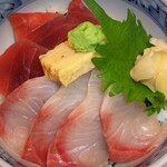 金槍魚鰤魚蓋飯