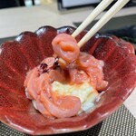 日本酒・創作・肉料理 一献風月 - マッシュポテト　塩辛のせ