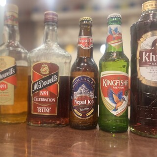 本番ネパールやインドのビールなど幅広く取り揃えております♪