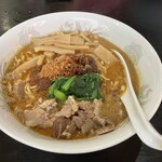 桃天花 - 坦々麺／850円
            メンマ／100円
            チャーシュー 切落とし／100円