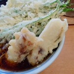 加賀 - 今回は"ちくわ天"も揚げたて熱々サックサク。