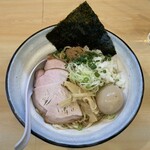 中華そば ささき - まぜそば(中) 830円＋味玉 100円