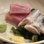 宝山 いわし料理 大松 - 刺身定食　600円（税込）