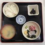 宝山 いわし料理 大松 - 刺身定食　600円（税込）