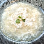 Shintenrou Minato Kobe - フカヒレと卵白のとろみスープ
