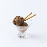 Belgian chocolate ice cream +100 yen