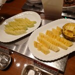 Resutoran Tsuta - メロンとパイナップル