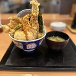 江戸前天丼はま田  練馬関町店 - 穴子上天丼(｀・∀・´)