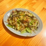 Stir-fried meat vegetables