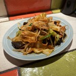 Fried pig kimchi