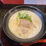 すがの家 - 鳥貝白湯ラーメン白