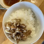 開運お料理 愛喜楽 - かき揚げオンザライス