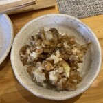 開運お料理 愛喜楽 - ⒋かき揚（玉葱～天丼のたれをかけて）