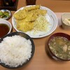 お智代食堂 - 料理写真:豚天とり天ミックス定食 700円