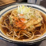 旭川駅立売商会 - かき揚げ蕎麦