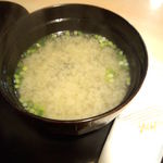 宝来鮨 - セットお味噌汁