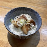 Shinasoba Nakajima - 角煮ご飯