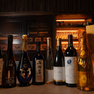 ワインや日本酒・焼酎などお料理に合う多彩なドリンクメニュー